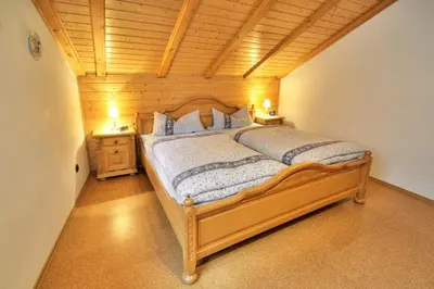Ein Bett oder Betten in einem Zimmer der Unterkunft Ferienwohnung Brigitte Frank