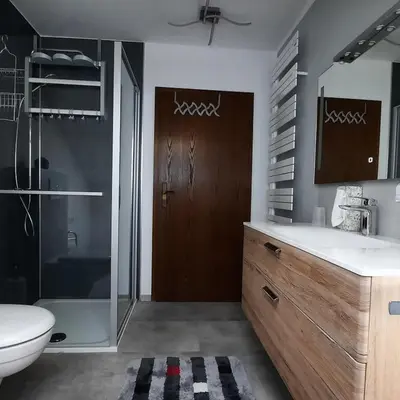 Ein Badezimmer in der Unterkunft Ferienwohnung Brigitte Frank