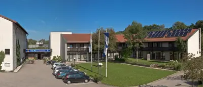 Das Gebäude in dem sich das Hotel befindet