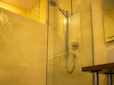 Ein Badezimmer in der Unterkunft Boutique Hotel Frieden
