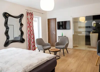 TV/Unterhaltungsangebot in der Unterkunft Boutique Hotel Frieden