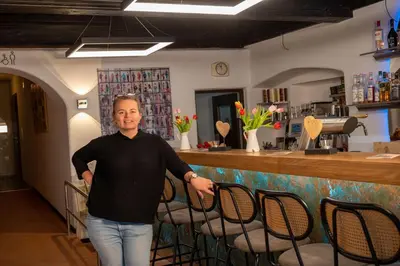 Getränke in der Unterkunft Boutique Hotel Frieden