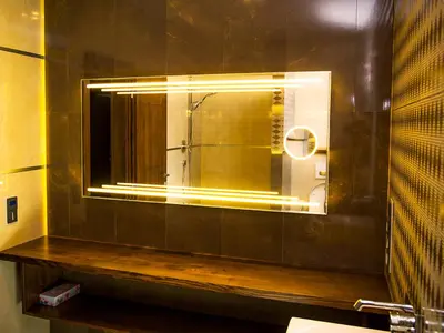 Ein Badezimmer in der Unterkunft Boutique Hotel Frieden