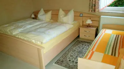 Ein Bett oder Betten in einem Zimmer der Unterkunft Ferienhaus Riedl