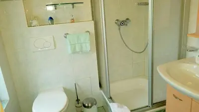 Ein Badezimmer in der Unterkunft Ferienhaus Riedl