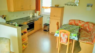Küche/Küchenzeile in der Unterkunft Ferienhaus Riedl