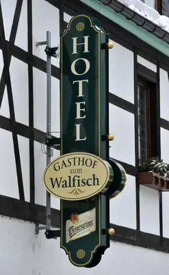 Ein Zertifikat, Auszeichnung, Logo oder anderes Dokument, das in der Unterkunft Hotel Gasthof zum Walfisch ausgestellt ist
