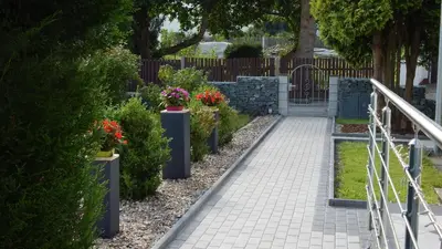 Ein Garten an der Unterkunft Ferienanlage Klotz