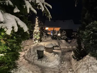 Ferienanlage Klotz im Winter