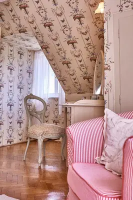 Ein Sitzbereich in der Unterkunft Ferienwohnung Wilhelmine