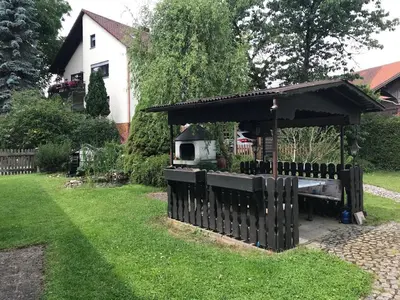 Ein Garten an der Unterkunft Ferienwohnung Monika