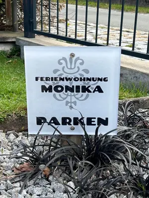 Ein Zertifikat, Auszeichnung, Logo oder anderes Dokument, das in der Unterkunft Ferienwohnung Monika ausgestellt ist