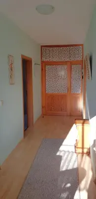 Ein Bett oder Betten in einem Zimmer der Unterkunft Ferienwohnungen Villa Goldbrunnen