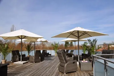 Naturlandschaft in der Nähe des Aparthotels