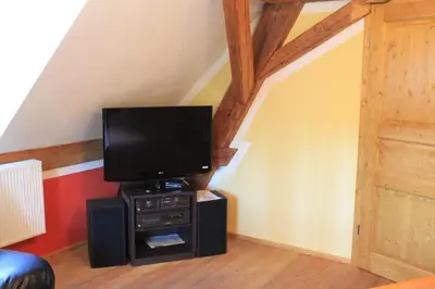 TV/Unterhaltungsangebot in der Unterkunft Landhotel Kahrmühle