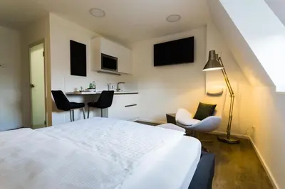 TV/Unterhaltungsangebot in der Unterkunft Apartmenthaus Königsallee