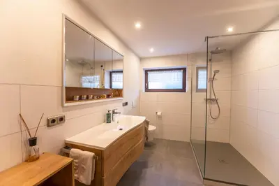 Ein Badezimmer in der Unterkunft Ferienwohnung Sonja