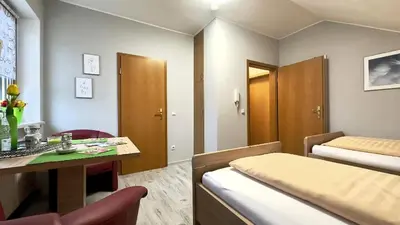 Ein Bett oder Betten in einem Zimmer der Unterkunft Ferienwohnungen Sonnleite