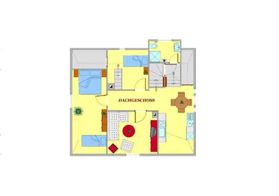 Grundriss der Unterkunft Villa Goldbrunnen Ferienwohnung 3