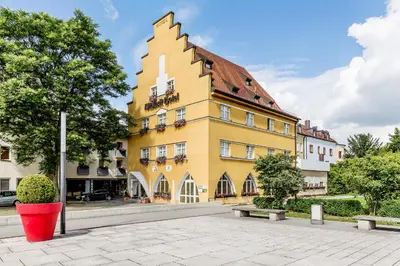 Das Gebäude in dem sich das Hotel befindet