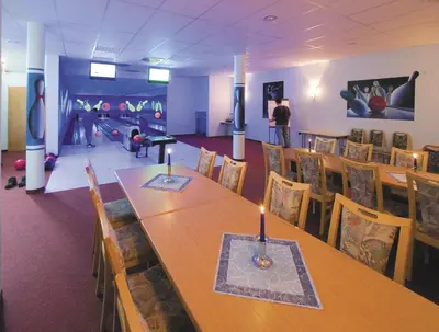 TV/Unterhaltungsangebot in der Unterkunft Panorama-Hotel am See