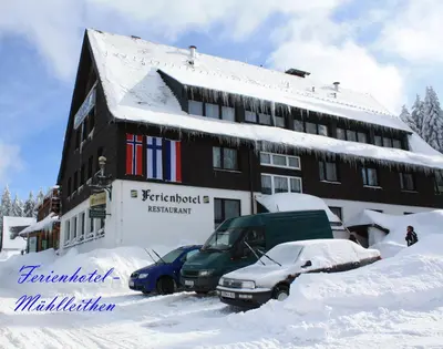 Ferienhotel Mühlleithen im Winter