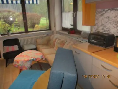 Küche/Küchenzeile in der Unterkunft Ferienwohnung Troglauer
