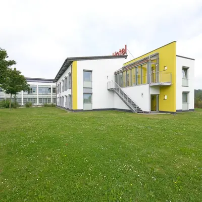 Das Gebäude in dem sich das Hotel befindet