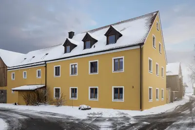 Fischhof Beer im Winter