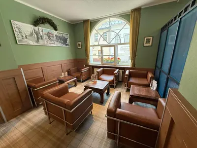 Ein Sitzbereich in der Unterkunft Rathaushotels All Inklusive