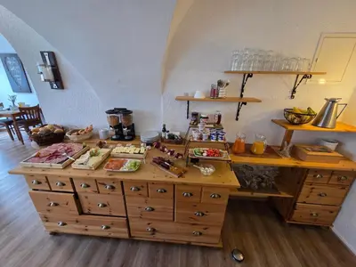 Essen in der Pension oder in der Nähe