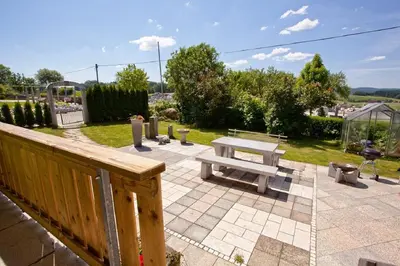 Ein Garten an der Unterkunft Am Rückerlhof