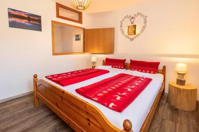 Ein Bett oder Betten in einem Zimmer der Unterkunft Am Rückerlhof