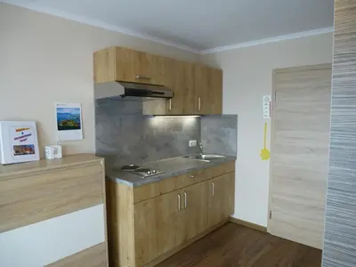 Küche/Küchenzeile in der Unterkunft Hotel-Gasthof 