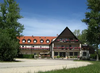 Das Gebäude in dem sich das Hotel befindet