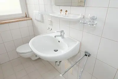 Ein Badezimmer in der Unterkunft Vitalhotel Weisse Elster