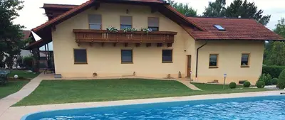 Der Swimmingpool an oder in der Nähe von Ferienwohnung Lex