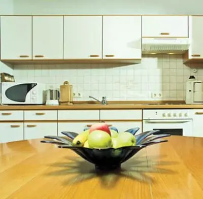 Küche/Küchenzeile in der Unterkunft Ferienwohnung Lex
