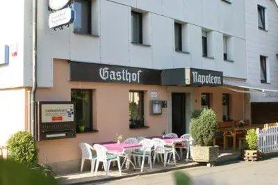 Das Gebäude in dem sich die Pension befindet