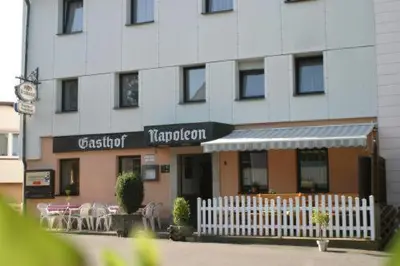 Das Gebäude in dem sich die Pension befindet