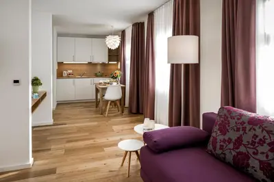 Küche/Küchenzeile in der Unterkunft Hollerhöfe - Zu Gast im Dorf Betriebsgesellschaft mbH