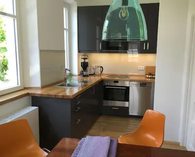 Küche/Küchenzeile in der Unterkunft Villa Friedrich