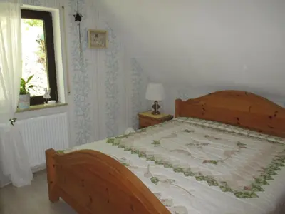 Ein Bett oder Betten in einem Zimmer der Unterkunft Apartments in Behringersmühle