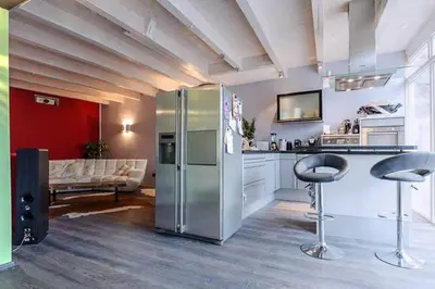 Küche/Küchenzeile in der Unterkunft Villa Johner