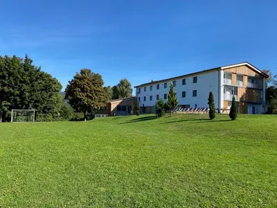 Das Gebäude in dem sich das Hostel befindet