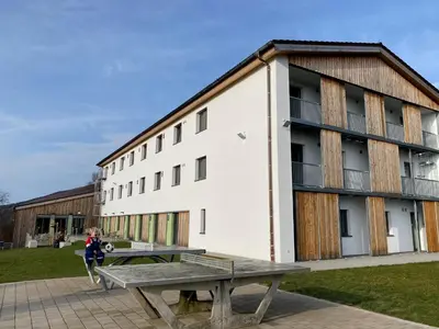 Das Gebäude in dem sich das Hostel befindet