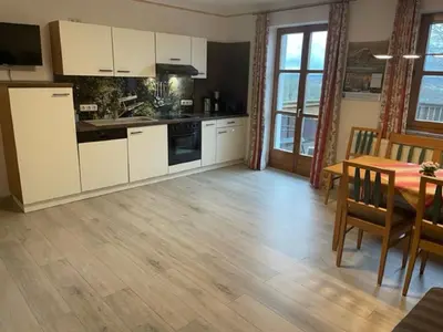 Küche/Küchenzeile in der Unterkunft Scheidlerhof