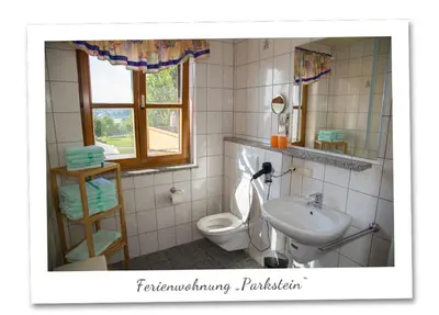 Ein Badezimmer in der Unterkunft Scheidlerhof