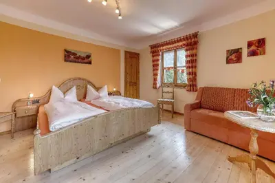 Ein Bett oder Betten in einem Zimmer der Unterkunft Wofahanslhof