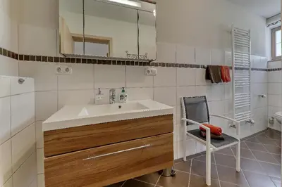 Ein Badezimmer in der Unterkunft Wofahanslhof